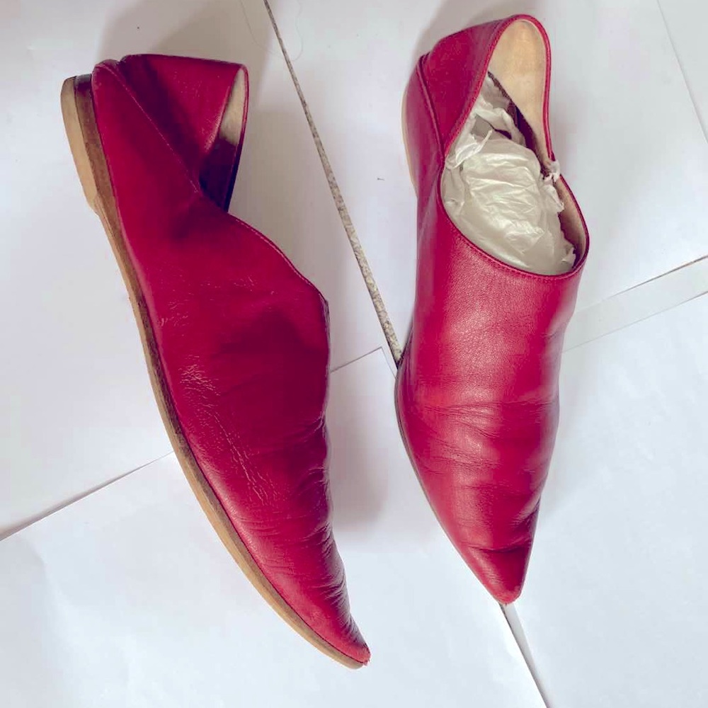 Acne Studio Flats in RED